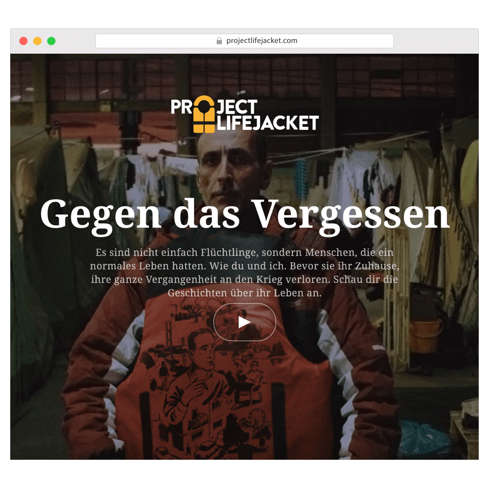 Project Life Jacket Website